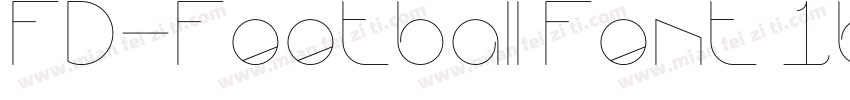 FD-Football Font 16字体转换